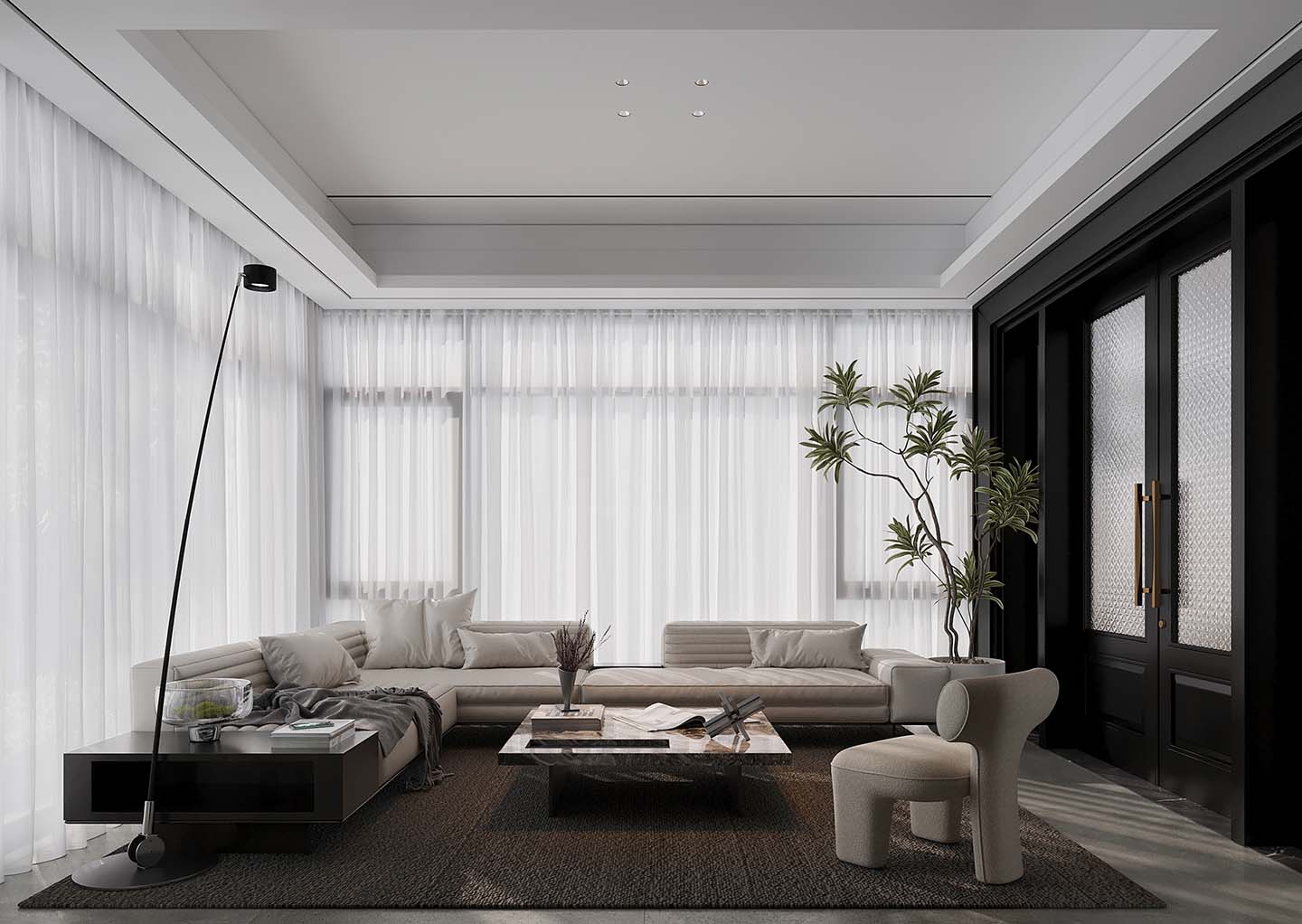 Free 3dsMax Livingroom Scene By The Thuong Nguyen 864