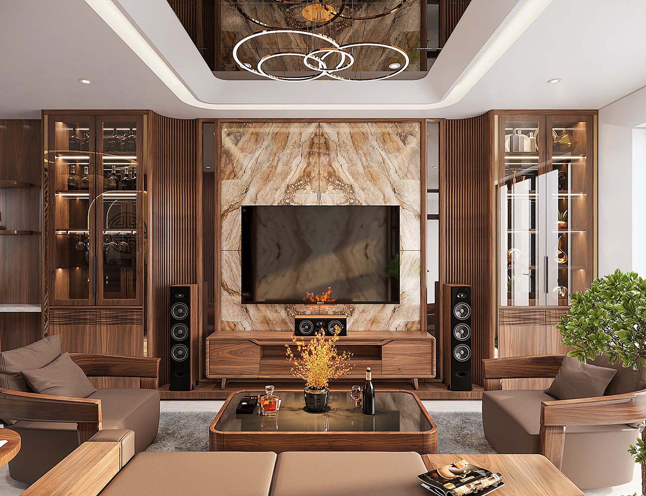 Free 3dsMax Livingroom Scene By Phu Xuan 863