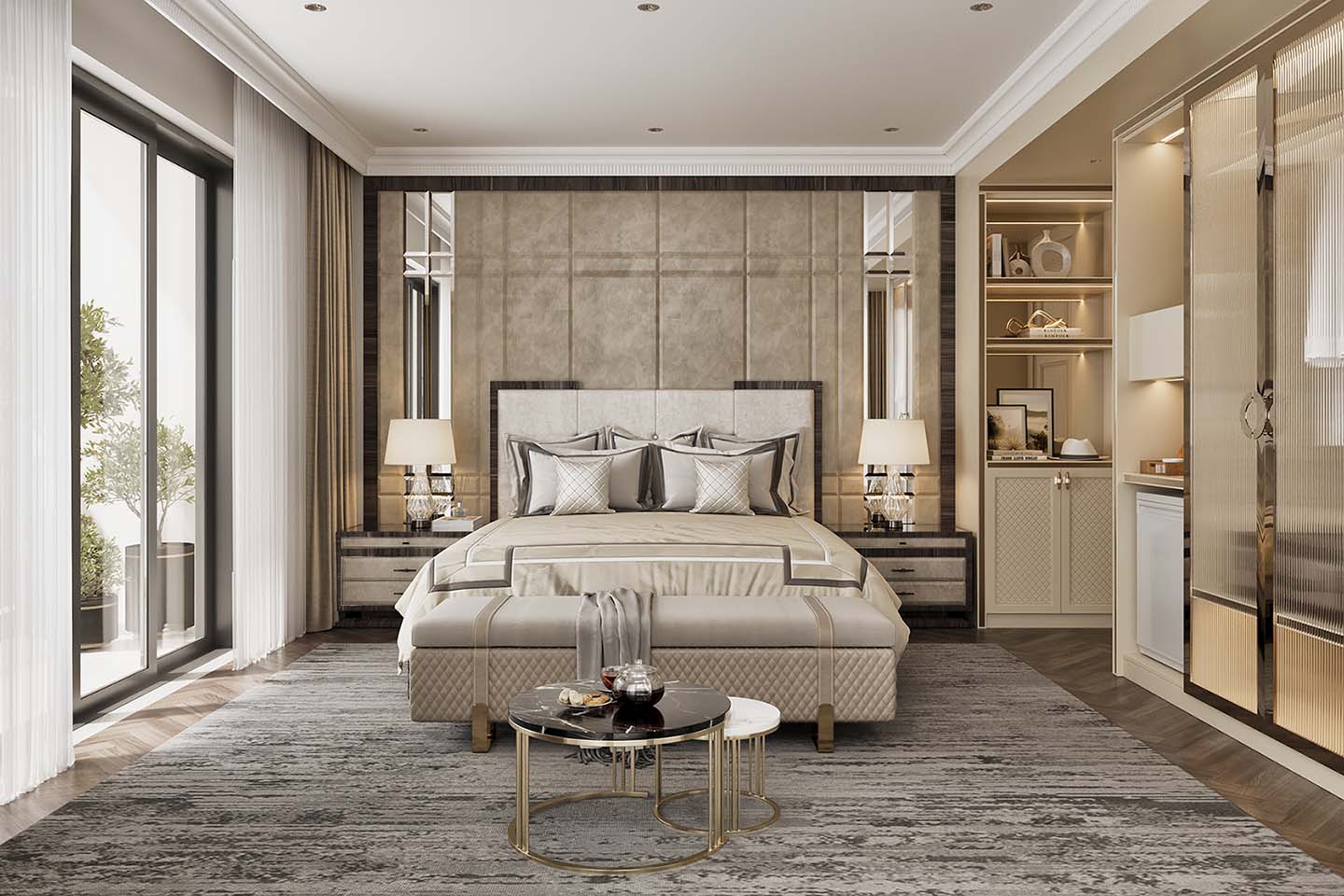 3dsMax Vip Bedroom Scene By Hoan Nguyen 16