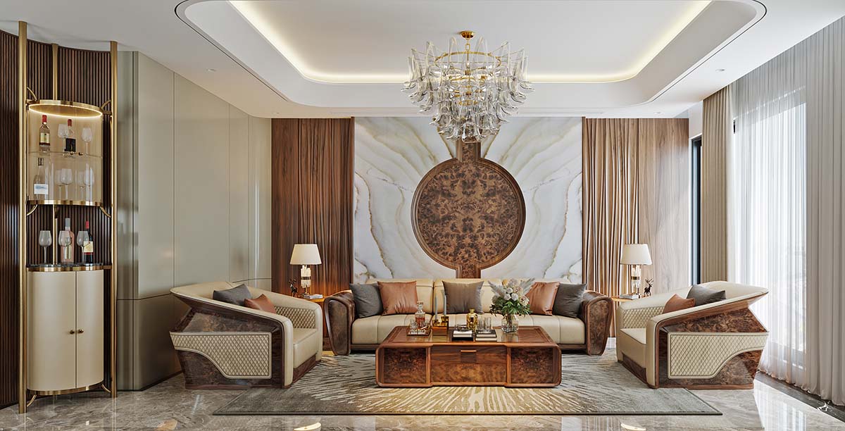 3dsMax Vip Walnut Livingroom Scene By The Thuong 43