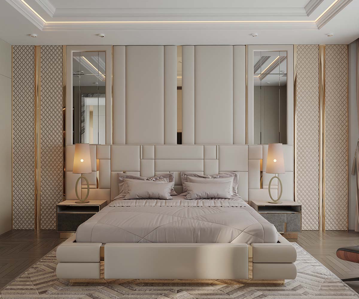 3dsMax Vip Master Bedroom Scene By 3df.pro 78