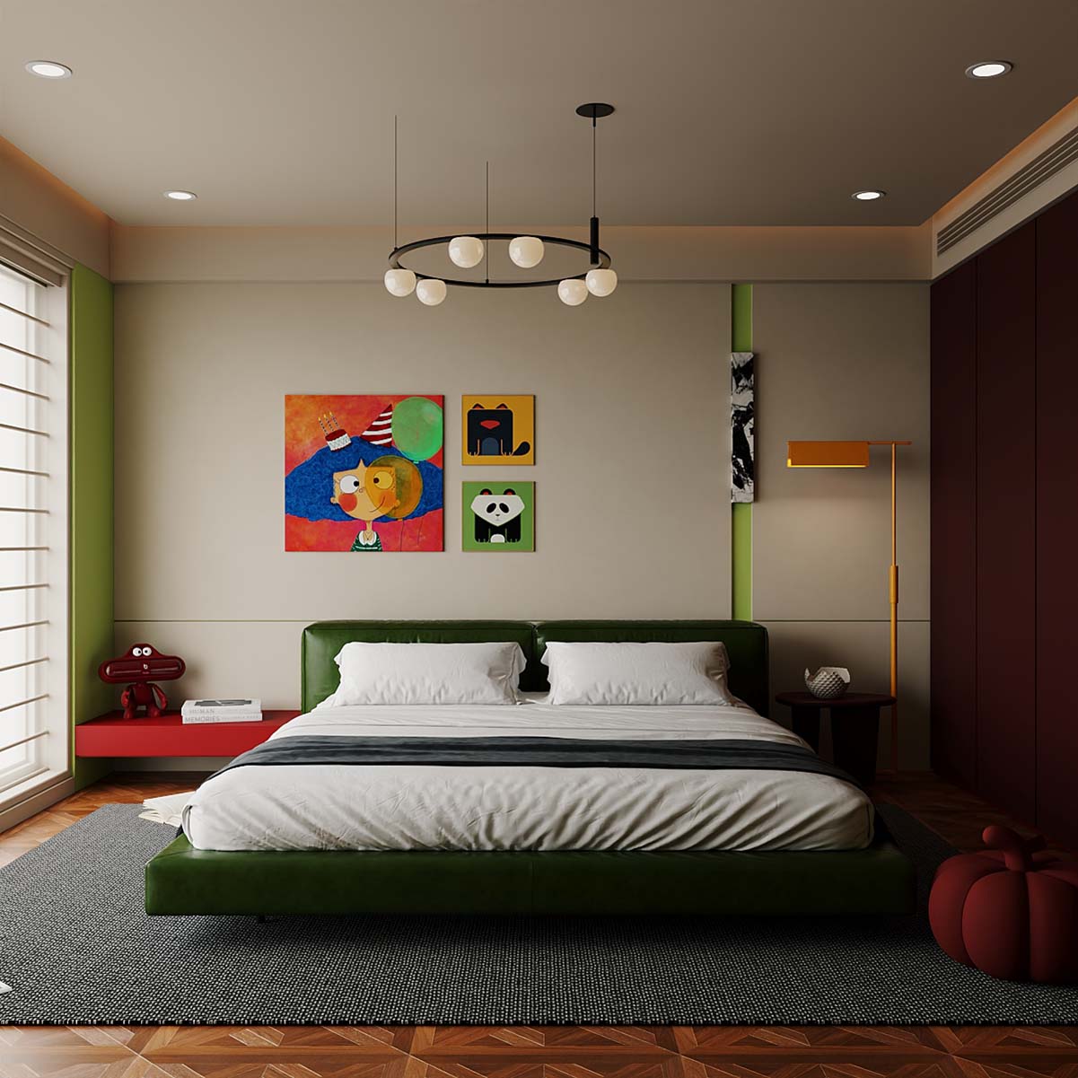 3dsMax Vip Bedroom Scene By 3df.pro 90