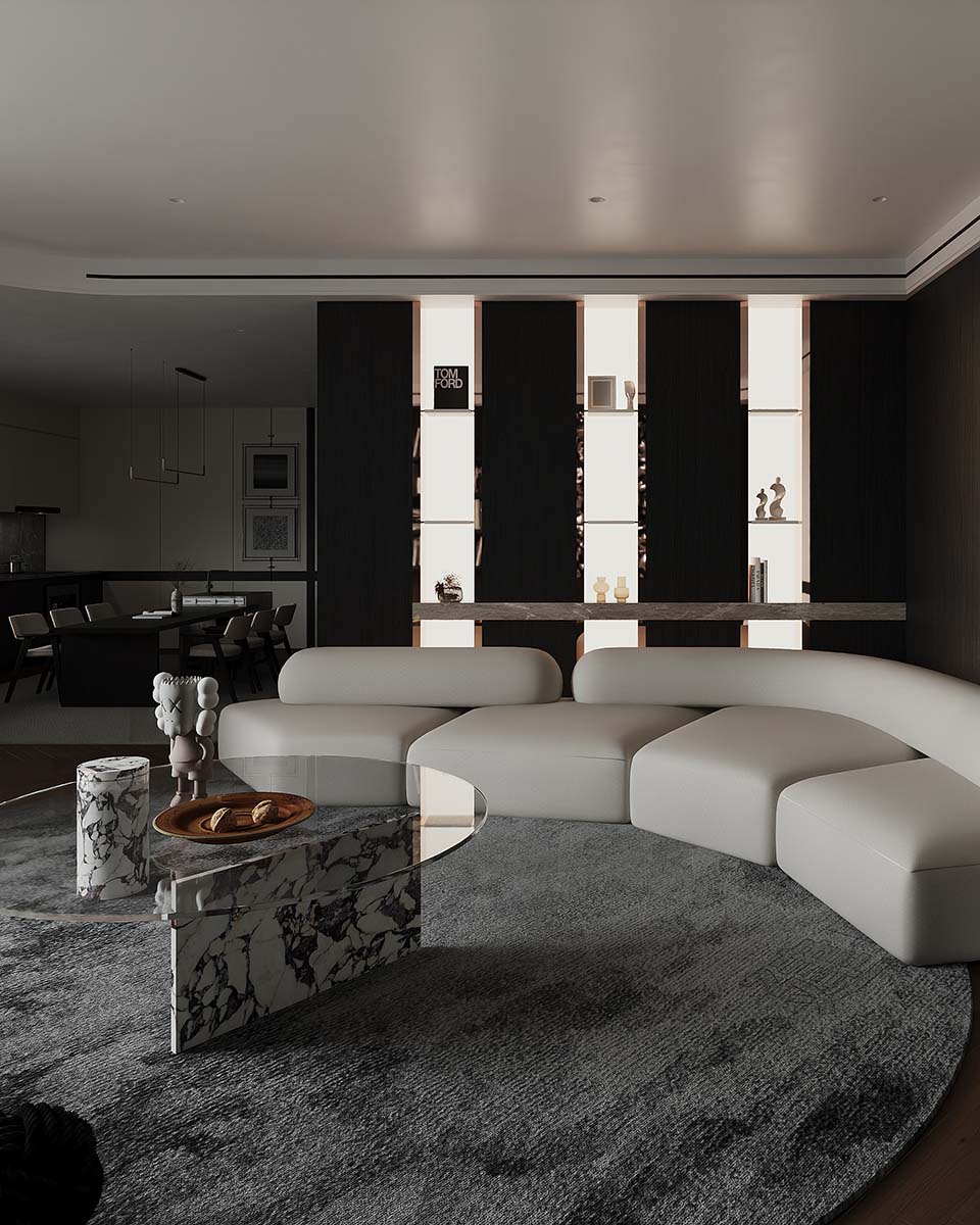 3dsMax Vip Livingroom Scene By 3df.pro 91