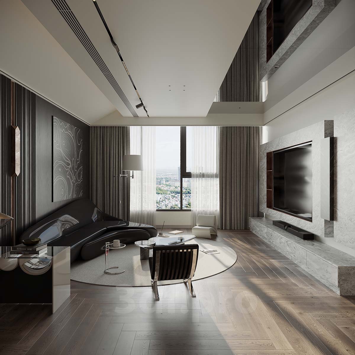 3dsMax Vip Apartment Scene By 3df.pro 99