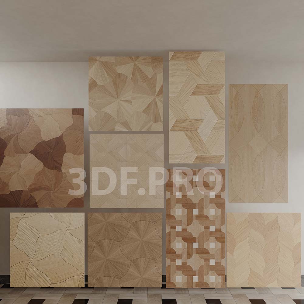 Wood Floors Materials by 3df.pro FL-01
